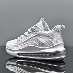 Chaussures de course légères à semelle épaisse pour hommes, respirantes, en maille, tendance, décontractées, polyvalentes - Product Image 4