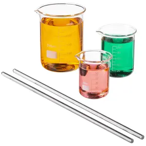 Laboratory glassware quartz graduation class A 5ml glass beaker
