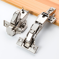 Charnière de meuble 3D réglable 155 mm à double amortisseur hydraulique à fermeture douce pour cuisine, hôpital, salon, villa, maison - Vente chaude