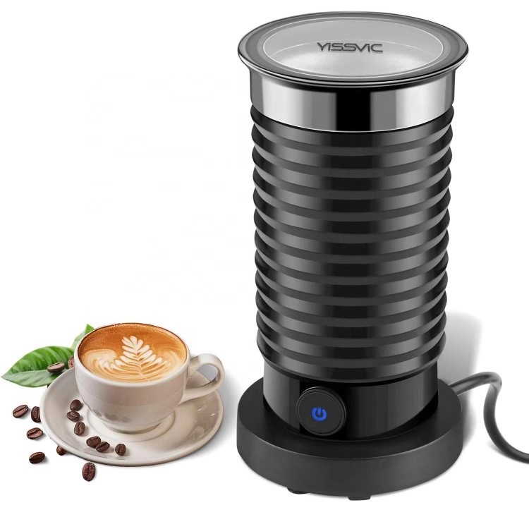 Amazon Logo Portátil Destacável Copo Automático Casa Espumador Café Elétrico Batedor de Leite