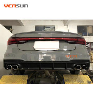 Difusor trasero estilo S7 de alta calidad con tubos de escape inoxidables para <span class=keywords><strong>Audi</strong></span> <span class=keywords><strong>A7</strong></span> 2020 2021 <span class=keywords><strong>2022</strong></span> sline - Product Image 5