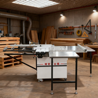 Bon prix maison travail du bois bricolage planche de bois table coulissante scie circulaire Portable déplacer petites machines scie prix de vente
