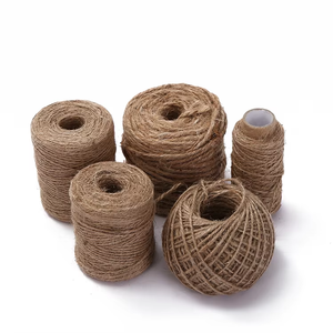 Morelux 1" Diameter Twisted Natural Fiber Rope: Heavy Duty Jute & Hemp Style Manila Rope For Garden Landscaping, Deck Railing & Outdoor Decorative Use (50ft Length