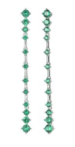 أقراط نسائية من الفضة الإسترلينية 925, أقراط نسائية فاخرة من الفضة الإسترلينية 2021 مزينة بأحجار الزركونيا المكعبة ، مزينة بأحجار الزركونيا المكعبة - Product Image 2