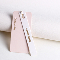 Étiquette volante créative Étiquette de vêtements personnalisée haut de gamme Étiquette de vêtement scellée Étiquette volante rose