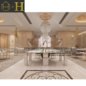 Toko Furnitur Pameran Desain Furnitur Showroom Perhiasan Vitrine <span class=keywords><strong>Display</strong></span> Kaca - Product Image 5