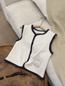 En stock, <span class=keywords><strong>gilet</strong></span> pour enfants, imprimé à carreaux, imprimé éléphant, doublure en coton et soie à double couche, veste sans manches pour garçons et filles, prêt à être expédié, vente en gros - Product Image 5