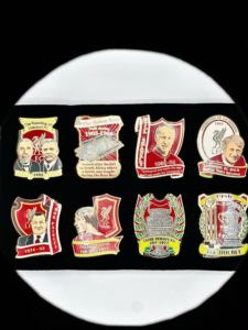 中国金属工艺品翻领别针徽章定制纪念品定制足球队硬质搪瓷别针徽章 - Product Image 4