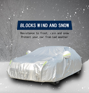 Accesorios para Automóviles, Funda Universal para Automóvil, Impermeable, Resistente al Viento, Protector Solar, Protección para Todo Clima, Resistente a los Arañazos, PEVA con Algodón - Product Image 4