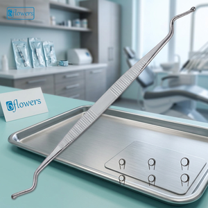 6flowers Martini Curette Instrument chirurgical en acier inoxydable, forceps manuel à pince pour la chirurgie générale, Classe I, certifié CE - Product Image 4
