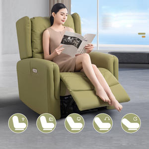 Sofá reclinable eléctrico VCT para pacientes ancianos discapacitados silla reclinable ajustable de gravedad cero Silla elevadora médica de cuero - Product Image 4