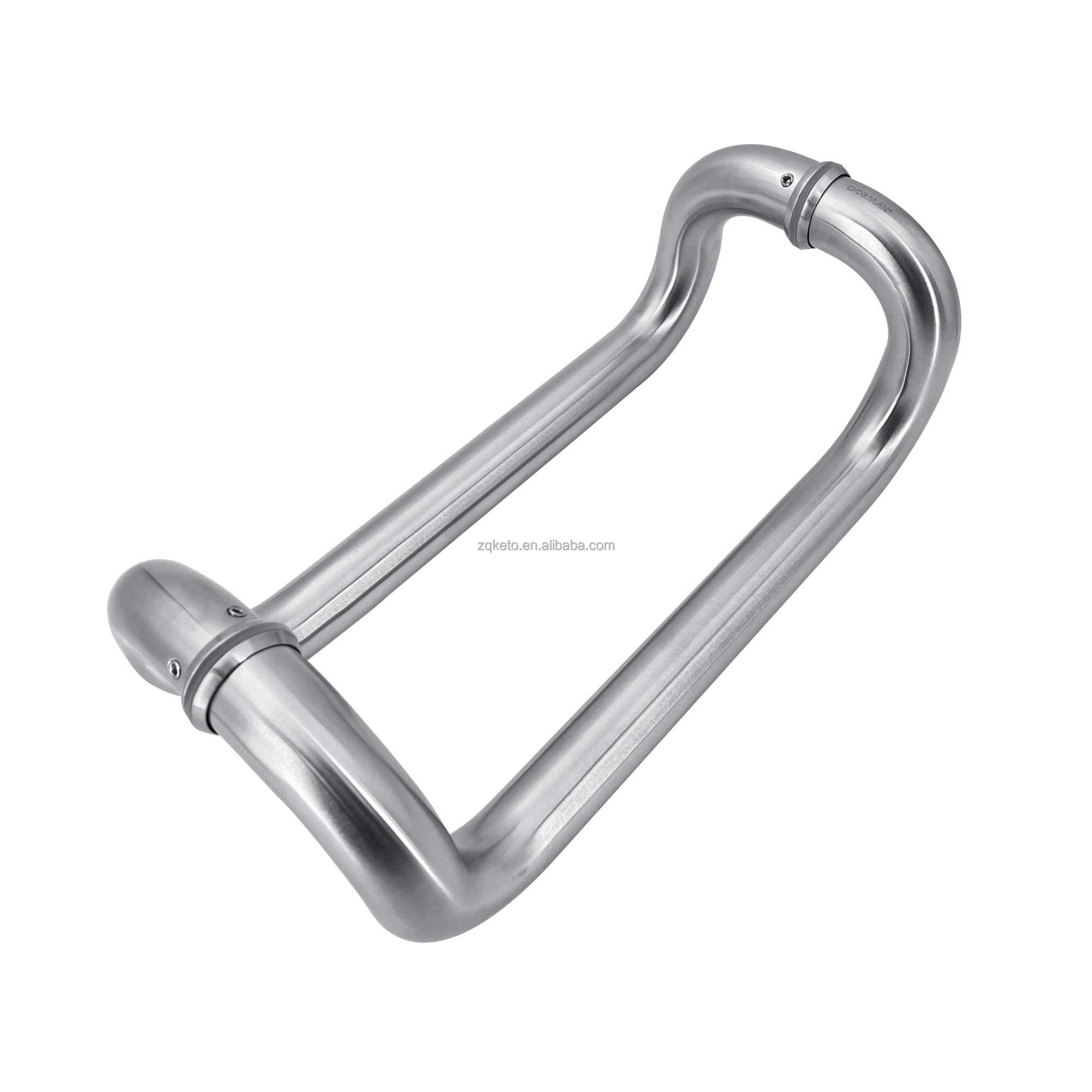 Modern Stainless Steel 201/304/316 Tube Back-to-Back Pull Handle Ambidextrous Design for Sliding Glass Doors (Apartment Use