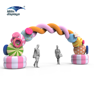 Arco Inflable Navideño de Tela Oxford, Impermeable, Resistente al Sol, Portátil, para Fiestas, Estudios, Centros de Operaciones, Hoteles - Product Image 1