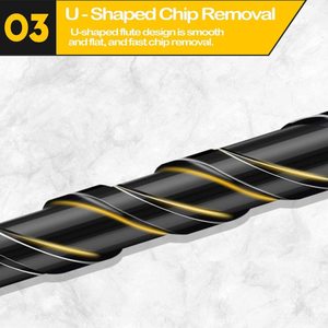 Mũi Khoan Đa Năng Cán Tam Giác Fryic Cho Gạch Men, Thủy Tinh, Tường Gạch, Mũi Khoan Lỗ Kim Cương Gỗ - Product Image 4