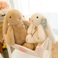 Fabricant longue oreille Anime lapin ours en peluche poupée en peluche figure doux animaux en peluche jouets pour mère cadeau de fête des enfants