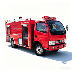 Camión de Bomberos Mini de 3000 Litros con Chasis Dongfeng 4x2, Camiones de Bomberos Mini de Emergencia con Agua y Espuma para Países en Desarrollo - Product Image 1