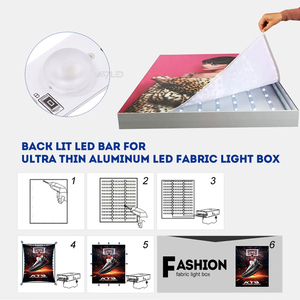 RGBW Backlight <b>Led</b> <b>Strip</b> Light bar SMD5050 <b>Diffuser</b> <b>Led</b> Light <b>Strip</b> with Lens for Light Box - Product Image 6