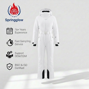 <span class=keywords><strong>Tuta</strong></span> da Sci Personalizzata OEM per Donna, Design Impermeabile e Antivento, <span class=keywords><strong>Tuta</strong></span> da Neve con Stampa Montagna, Vendita all'Ingrosso - Product Image 2