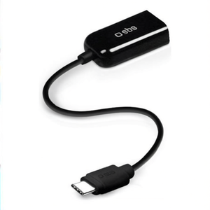 Cavo adattatore Otg Type <b>C</b> Type A Black 0,15m TECABLEOTGTCK - Product Image 2