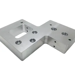 Soporte de sujeción de molde, conector cuadrado personalizado, piezas de Metal CNC, mecanizado barato, servicio de perforación de fresado de fábrica