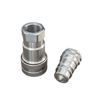 Raccords rapides hydrauliques NPT ISO7241-A mâle/femelle pour tuyaux de 1/2, 3/4 et 1 pouce – Connexions hydrauliques à déconnexion rapide Push-Pull
