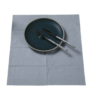 Nhà Sản Xuất Tùy Chỉnh Nhà Hàng Mô Bữa Ăn Tối Giấy Khăn Ăn Nổi Màu Trắng Bữa Ăn Tối Khăn Ăn Cho Ăn Uống Tốt & Khách Sạn Logo In Ấn - Product Image 3