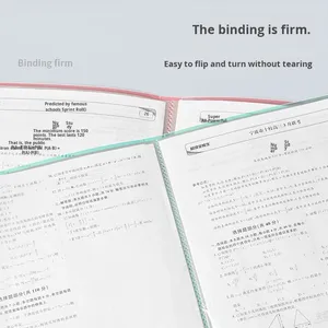 Kẹo màu A4 cuốn Sách tham khảo thư mục, PP sinh viên kiểm tra giấy lưu trữ túi, màu sắc tinh khiết âm nhạc điểm cuốn sách tham khảo. - Product Image 4
