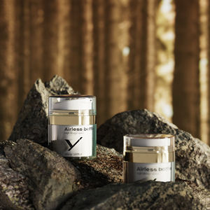 Luxe AS PP PET Airless Pompe Bouteille Pot 50ml En Plastique Nettoyant Pour Le <span class=keywords><strong>Visage</strong></span> Shampooing Masque <span class=keywords><strong>Visage</strong></span> Crème Soins De La Peau Emballage Cylindre Logo - Product Image 2