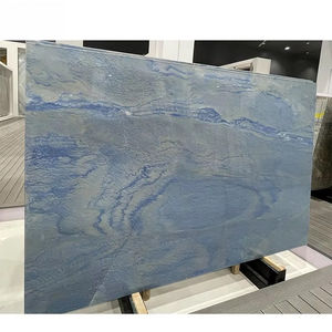 Quartzite bleu de luxe 2026 avec motifs de plage, design intérieur élégant pour villas de luxe, produit en pierre naturelle - Product Image 3