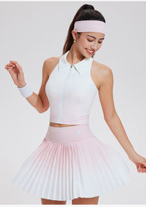 Kaos Tanpa Lengan Wanita untuk Olahraga Luar Ruangan Musim Panas, Bahan Bernapas, Cocok untuk Tenis dan Golf - Product Image 3