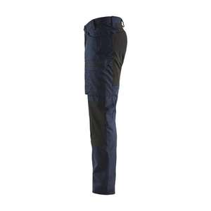 BLAKLADER - 145918458699D112 Service <b>trousers</b> with <b>stretch</b> Dark navy/<b>Black</b> - EAN 7330509498415 <b>WORK</b> <b>TROUSERS</b> CARGO <b>WORK</b> <b>TROUSERS</b> - Product Image 5