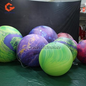 Ballon gonflable personnalisé du système solaire avec éclairage LED, ballon gonflable éducatif sur le thème de l'astronomie pour la décoration - Product Image 2