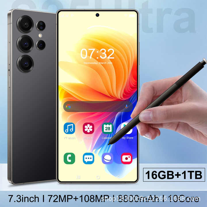 S25 Ultra Dual-SIM Smart Phone HD Screen Face Recognition Shockproof ...