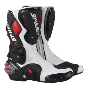 Xinzirain Venta al por Mayor Botas de Motociclista para Hombre Transpirables Equilibradas Antideslizantes e Impermeables para Conducir Motocicleta de Carreras - Product Image 2