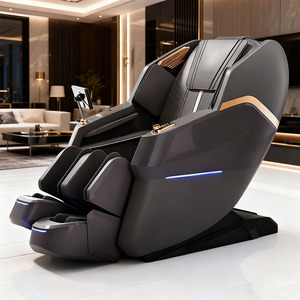 2025 Luxus-Massagesessel Schwerelosigkeit Ganzkörper Elektrisch Shiatsu Kneten 4D SL-Schiene Beheizt Thai-Stretch KI-Massagesessel - Product Image 1