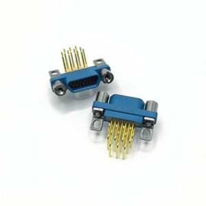MIL-DTL-83513 J30-15ZKW góc bên phải bảng mạch in vỏ nhựa micro-d J30 loạt hàng không hình chữ nhật kết nối - Product Image 1
