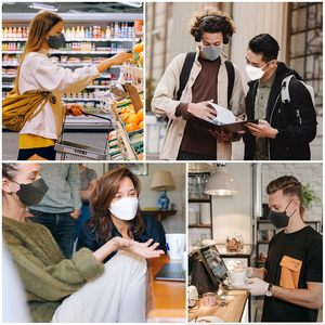 Đa Màu Sắc Thoáng Khí Mềm Kf94 Có Thể Điều Chỉnh Mũi Cầu Clip An Toàn Mặt Nạ Mặt Nạ Cho Hội Thảo Khai Thác Mỏ Cuộc Sống Hàng Ngày Mặt Nạ - Product Image 5