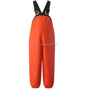 사용자 정의 내구성 무거운 의무 두꺼운 PVC 어부 방수 바지 낚시 비 턱받이 파울 날씨 장비