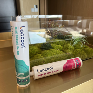 Mastic silicone acétique étanche pour vitres, cadres de fenêtres et portes, joints de cuisine et de salle de bain pour la décoration et l'industrie de la construction - Product Image 2