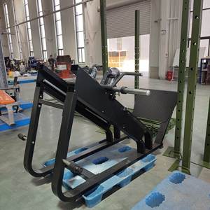 Gran oferta, máquina de sentadillas <span class=keywords><strong>Hack</strong></span> cargada con placa de acero, equipo de Fitness para gimnasio, <span class=keywords><strong>prensa</strong></span> de piernas deslizante <span class=keywords><strong>Hack</strong></span>, uso comercial, capacidad de 1,6 T antideslizante - Product Image 4