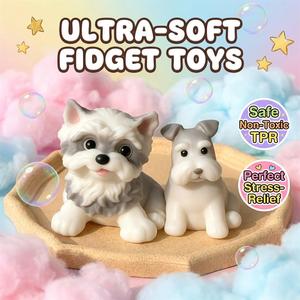 Wholesale Custom Simulated TPR <b>Teddy</b> Dog New Arrival Premium <b>Puppy</b> Squishy Stress Relief Fidget Toy For Kids Party Favors Gift - Product Image 2