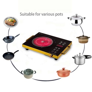 Cuisinière électrique infrarouge en acier inoxydable de haute qualité avec plaque de cuisson à <span class=keywords><strong>induction</strong></span> à prix d'usine - Product Image 6
