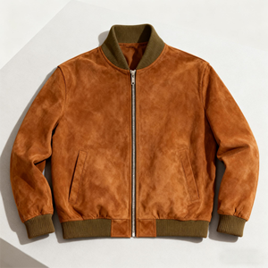 Casual Suede Biker <strong>Leather</strong> <strong>Jacket</strong> Men Custom Logo Plus Size Men's <strong>Jackets</strong> Designer Men's Suede <strong>Leather</strong> Bomber <strong>Jacket</strong> Casual Coat - Product Image 1