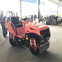 Compacteur de sol et d'asphalte à double tambour vibrant, diesel et essence, 1 tonne, 1,2 tonne, 2 tonnes, EURO 5 CE EPA
