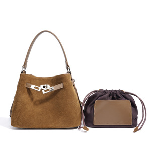 Bolso de Hombro Cuadrado Pequeño de Cuero Genuino para Mujer, Diseño Exclusivo de Alta Gama, Portátil, con Cierre Único, a la Moda, Primavera 2026 - Product Image 3