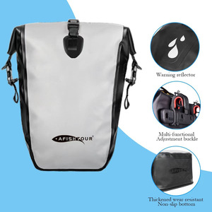 Sac de rangement arrière pour vélo, étanche et sécurisé, avec grand espace et sangle réglable pour le transport de bagages - Product Image 3