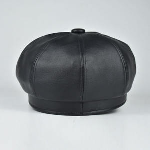 Boina Francesa Informal Retro de Estilo Británico HT-0365, Boina de Cuero para Mujer, Estilo Más Reciente de 2013 - Product Image 4