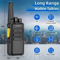 2 Talkies-walkies numériques et analogiques BaoFeng V12D GMSK avec appel crypté, réduction de bruit HD, copie de fréquence sans fil, radio UHF