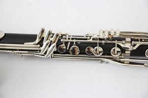 <span class=keywords><strong>Clarinete</strong></span> <span class=keywords><strong>bajo</strong></span> Bb Premium de grado profesional chino con cuerpo de goma dura y niquelado para rendimiento - Product Image 4