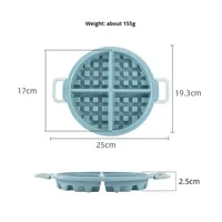 Nouveau moule à gaufres rectangulaire en silicone - Plaque de cuisson multifonction pour chocolats, muffins et gâteaux |   Antiadhésif, résistant à la chaleur, durable